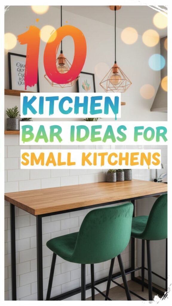 1. 10 Kitchen Bar Ideas That Make Small Kitchens Look Bigger