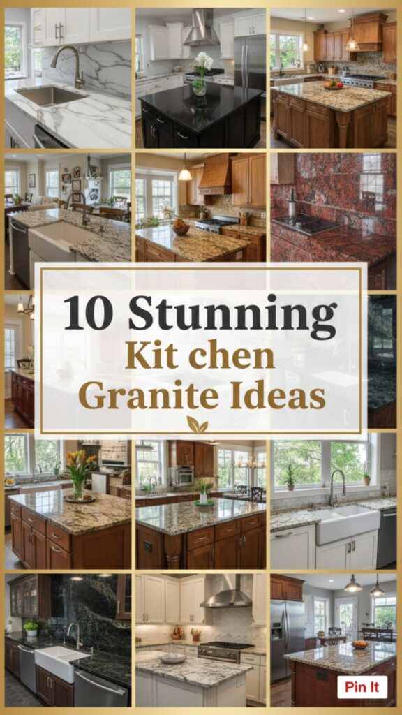 1. 10 Stunning Kitchen Granite Ideas for Boho-Inspired Spaces