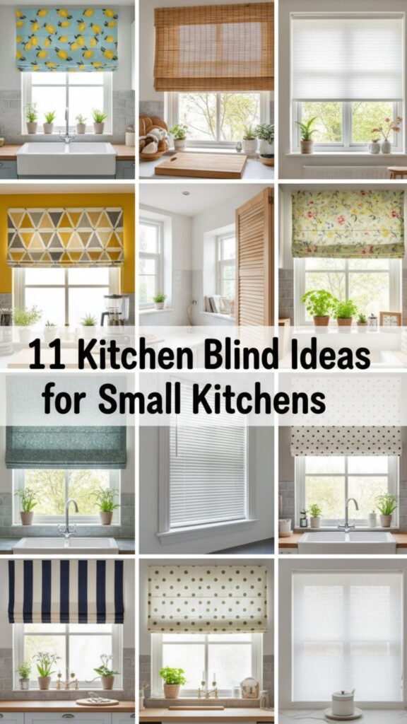 1. 11 Kitchen Blind Ideas for Small Kitchens That Feel Bigger