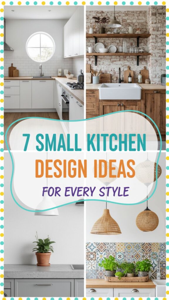 1. 7 Small Kitchen Design Ideas for Every Style