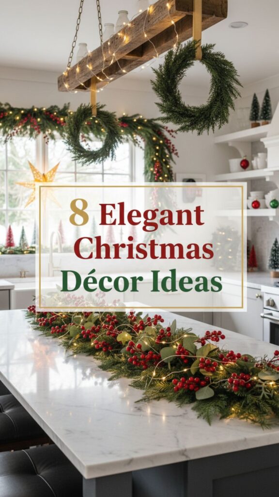 1. 8 Elegant Kitchen Christmas Decor Ideas That Will Wow Your Guests