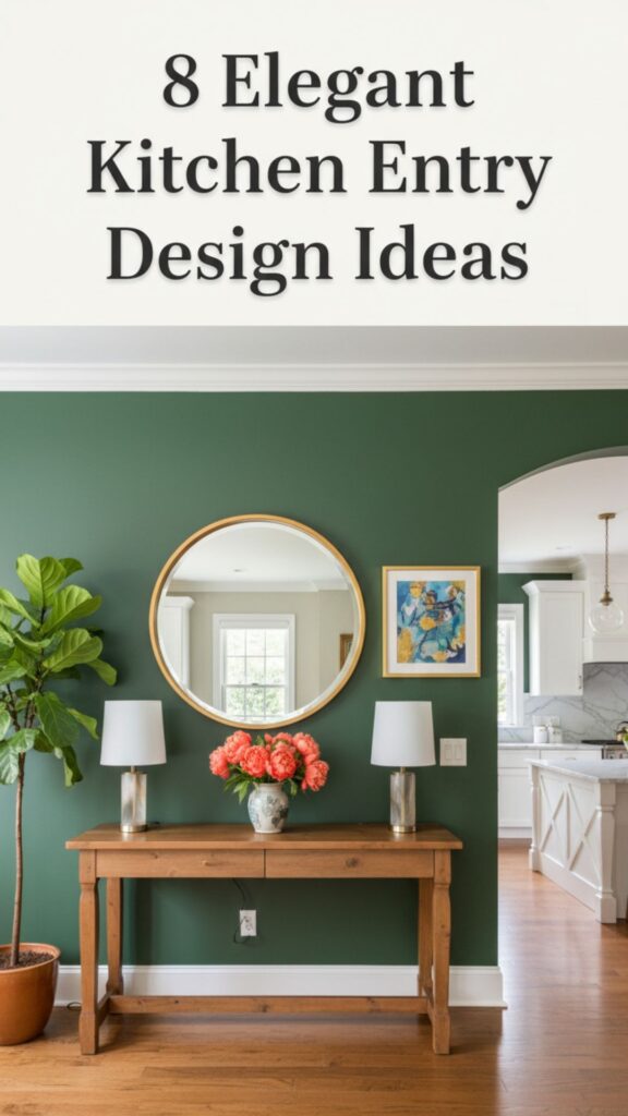 1. 8 Elegant Kitchen Entry Design Ideas That Will Impress Your Guests