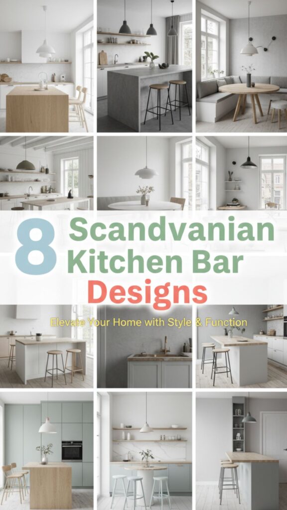 1. 8 Scandinavian Kitchen Bar Designs for Cozy Homes