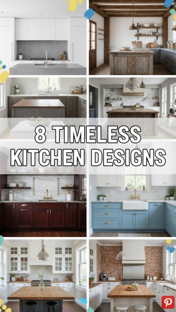 1. 8 Timeless Kitchen Designs That Never Go Out of Style