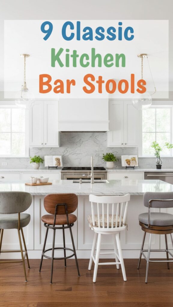 1. 9 Classic Kitchen Bar Stools That Never Go Out of Style