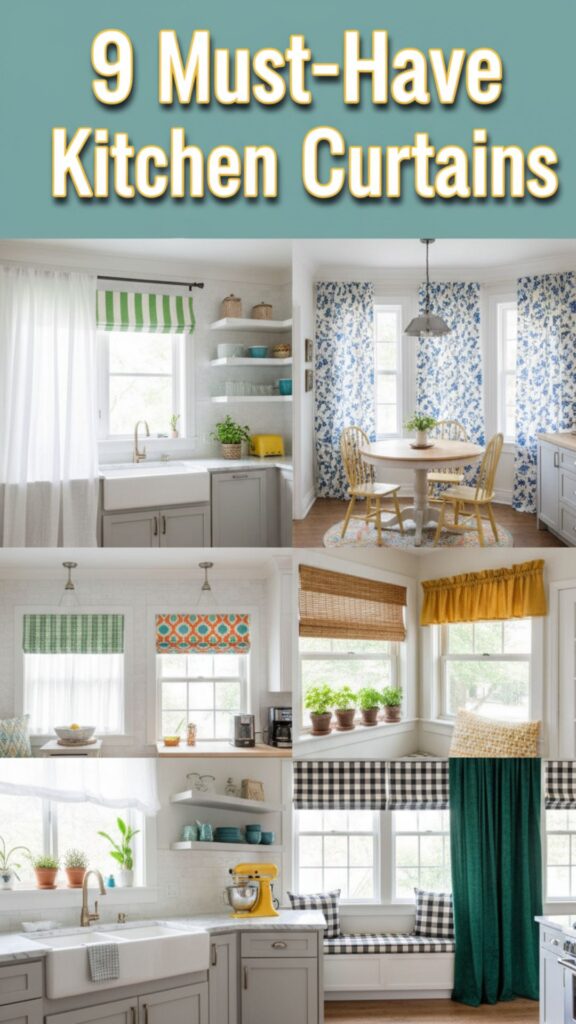 1. 9 Must-Have Kitchen Curtains for Every Home Style
