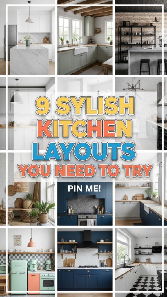 1. 9 Stylish Kitchen Layouts You Need to Try for Your Next Renovation
