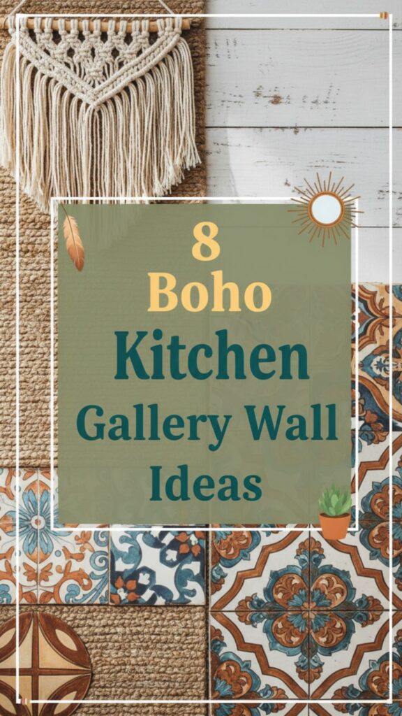 1. Boho Kitchen Gallery Wall Ideas 8 Cozy, Collected Looks