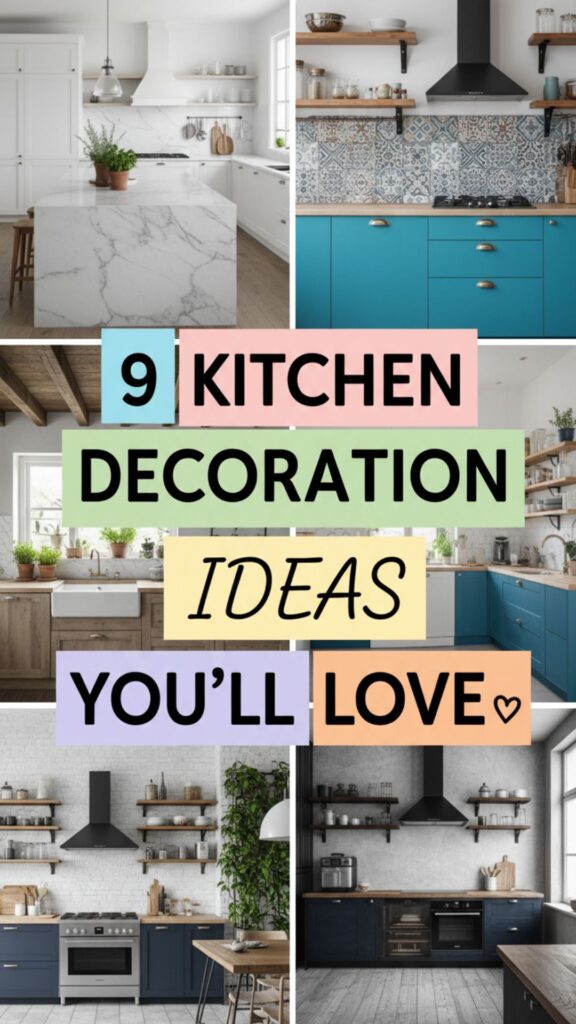 1. Modern Meets Rustic 9 Kitchen Decoration Ideas You’ll Love