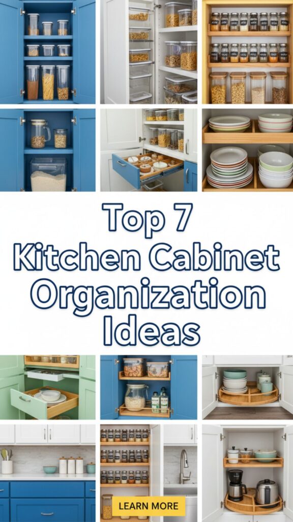 1. Top 7 Kitchen Cabinet Organization Ideas for Modern and Traditional Styles