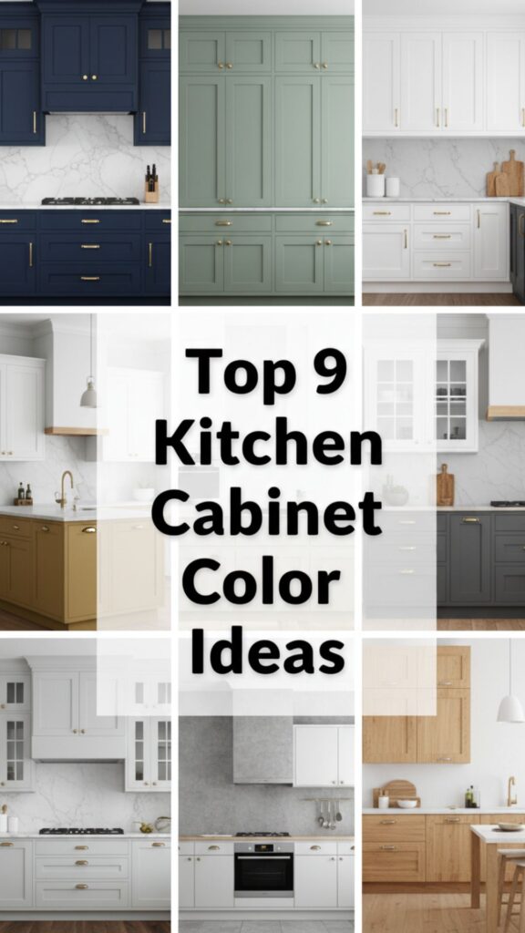 1. Top 9 Kitchen Cabinet Color Ideas That Add Style & Elegance