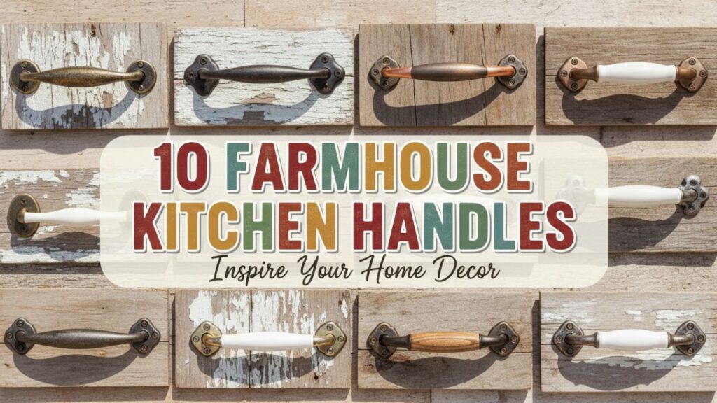10 Farmhouse Kitchen Handles That Bring Warmth to Your Home