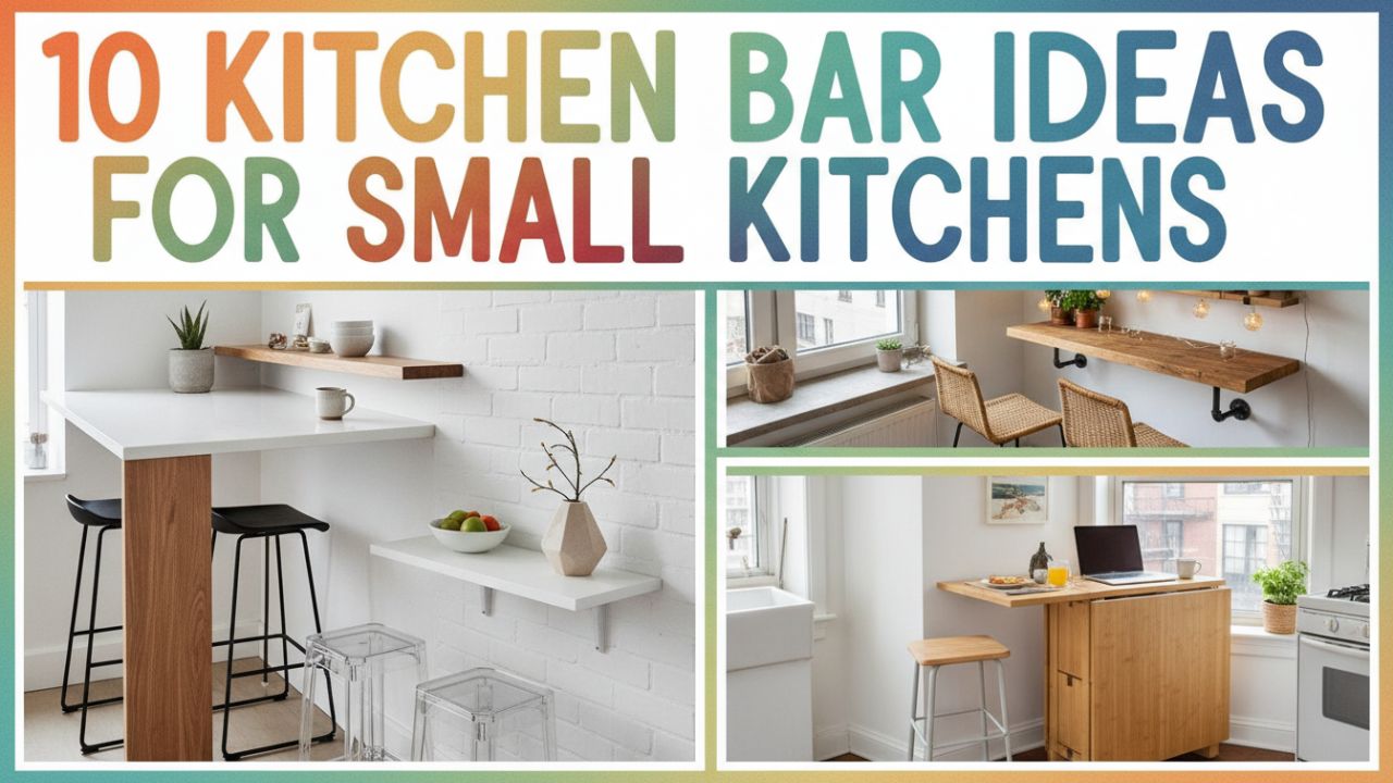 10 Kitchen Bar Ideas That Make Small Kitchens Look Bigger