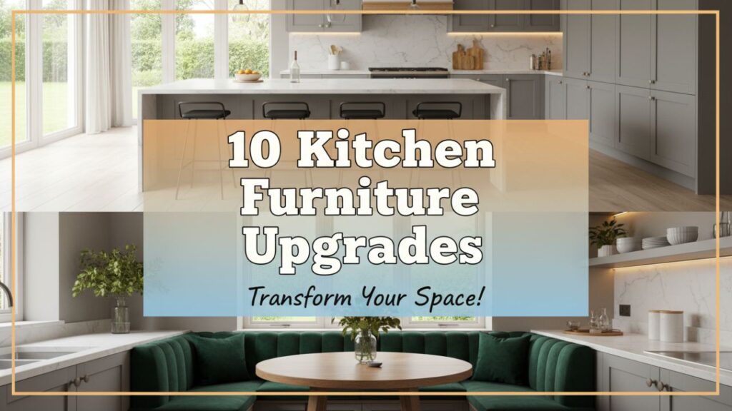 10 Kitchen Furniture Upgrades for a Sleek and Stylish Space