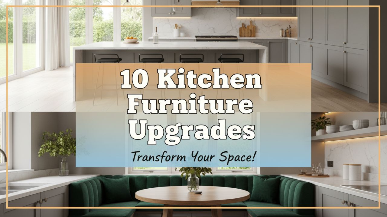 10 Kitchen Furniture Upgrades for a Sleek and Stylish Space