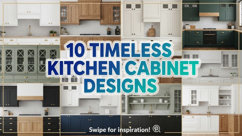 10 Timeless Kitchen Cabinet Designs That Suit Every Home Style