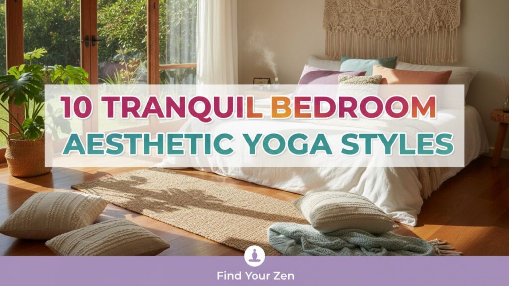 10 Tranquil Bedroom Aesthetic Yoga Styles for Ultimate Relaxation