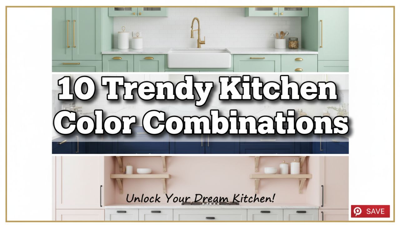 10 Trendy Kitchen Color Combinations for a Modern Look