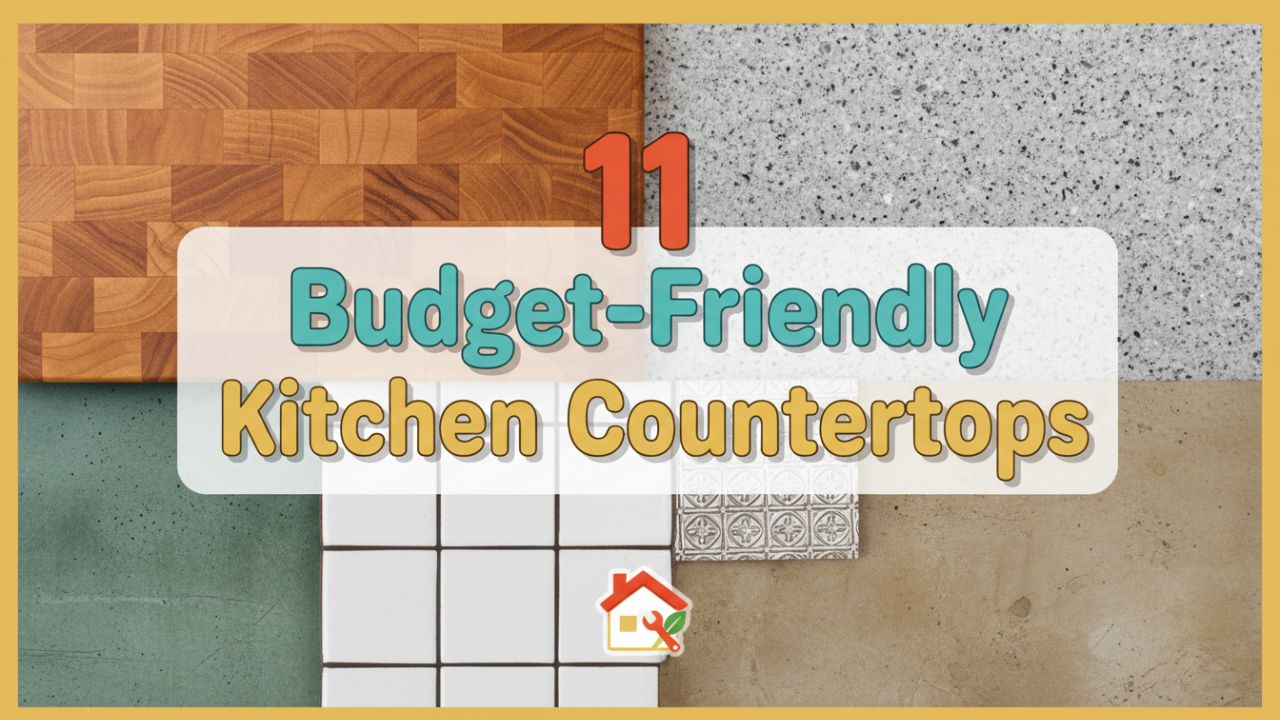 11 Budget-Friendly Kitchen Countertops That Look Expensive