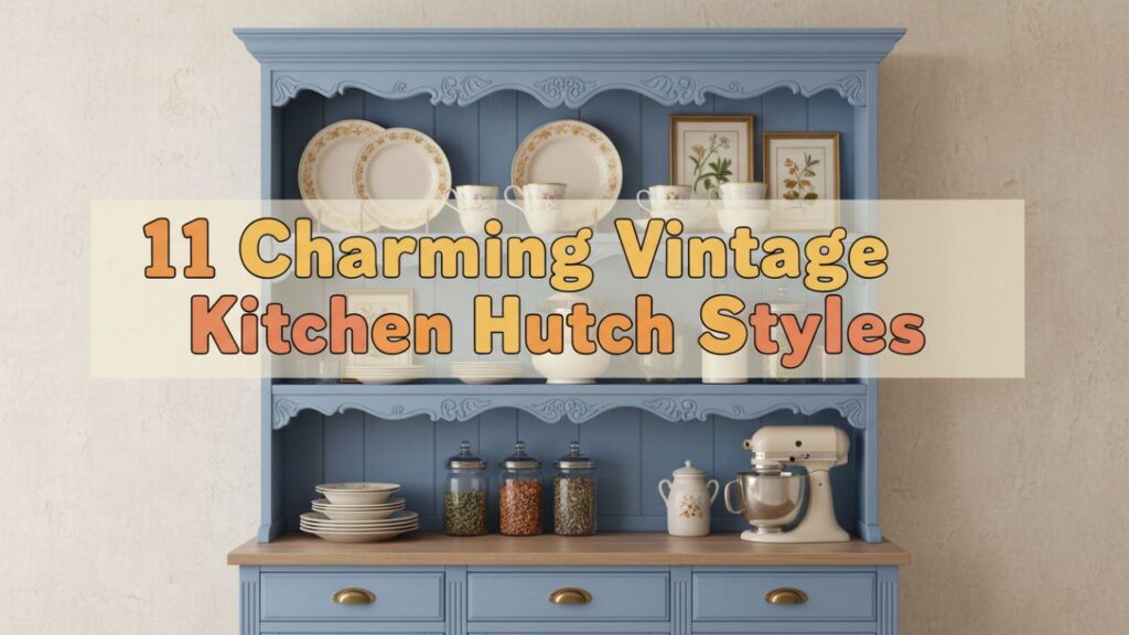 11 Charming Vintage Kitchen Hutch Styles You’ll Love