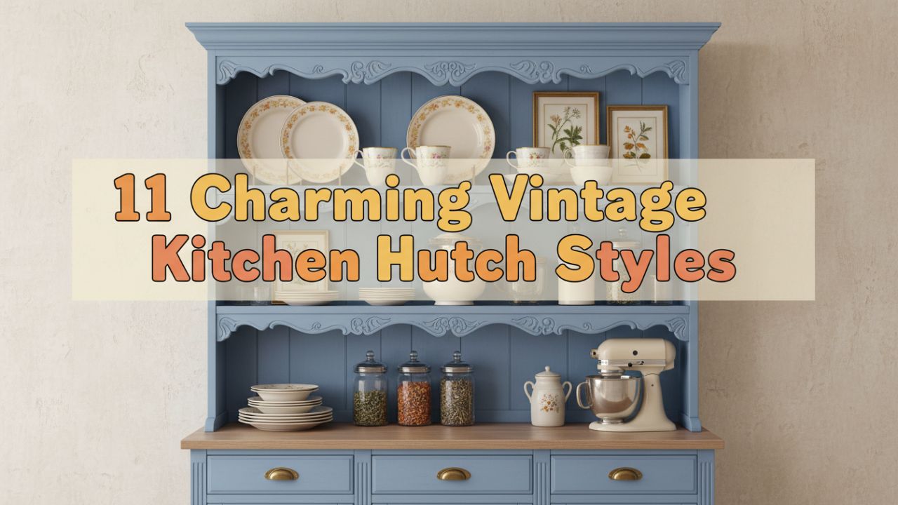 11 Charming Vintage Kitchen Hutch Styles You’ll Love