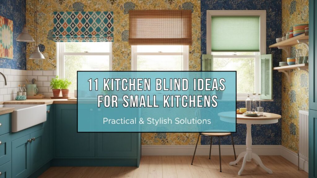 11 Kitchen Blind Ideas for Small Kitchens That Feel Bigger