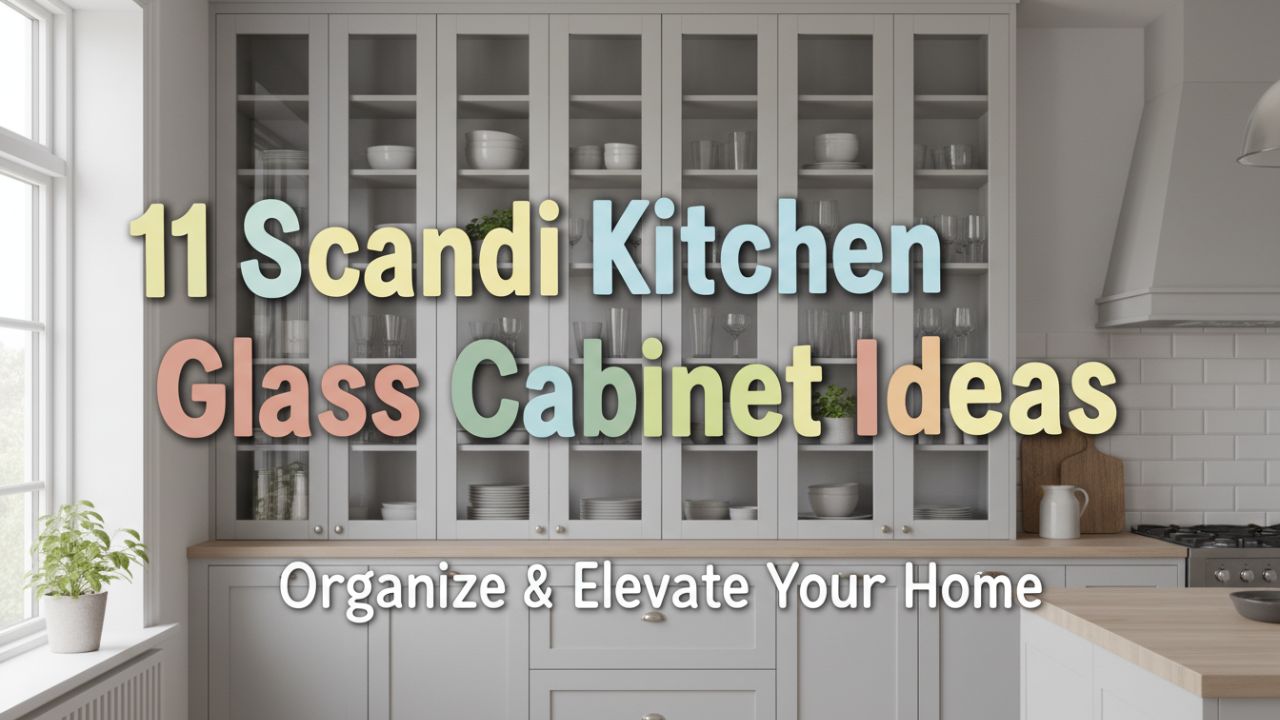 11 Scandi Kitchen Glass Cabinet Ideas for Bright, Calm Spaces