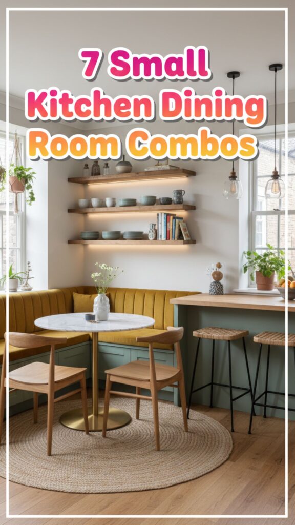 2. 7 Small Kitchen Dining Room Combos That Maximize Every Inch