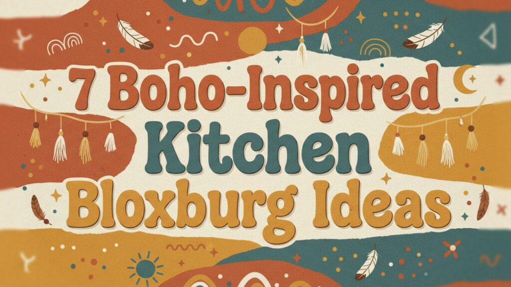 7 Boho-Inspired Kitchen Bloxburg Ideas for Creative Builders