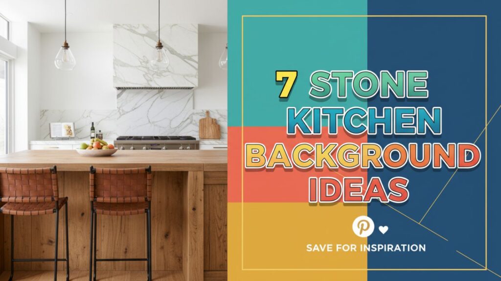 7 Stone Kitchen Background Ideas for a Rich, Textured Look
