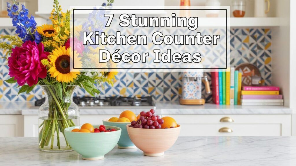 7 Stunning Kitchen Counter Decor Ideas to Elevate Your Cooking Space