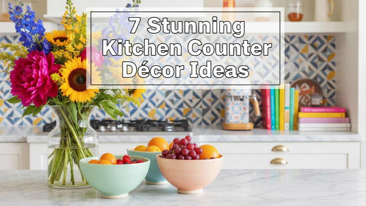 7 Stunning Kitchen Counter Decor Ideas to Elevate Your Cooking Space