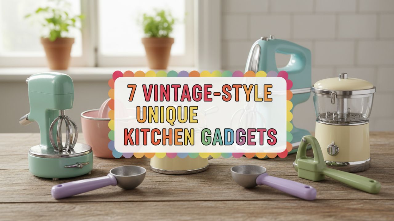 7 Vintage-Style Unique Kitchen Gadgets That Feel Like a Time Machine