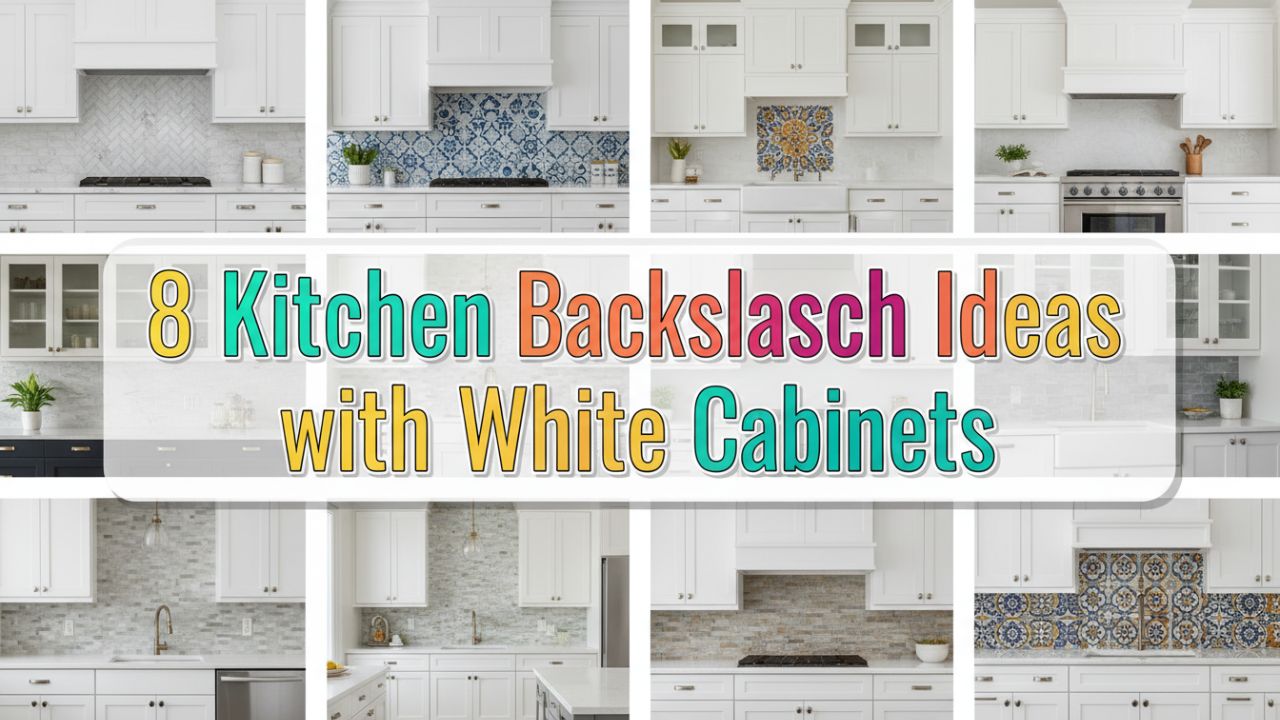 8 Modern Kitchen Backsplash Ideas with White Cabinets