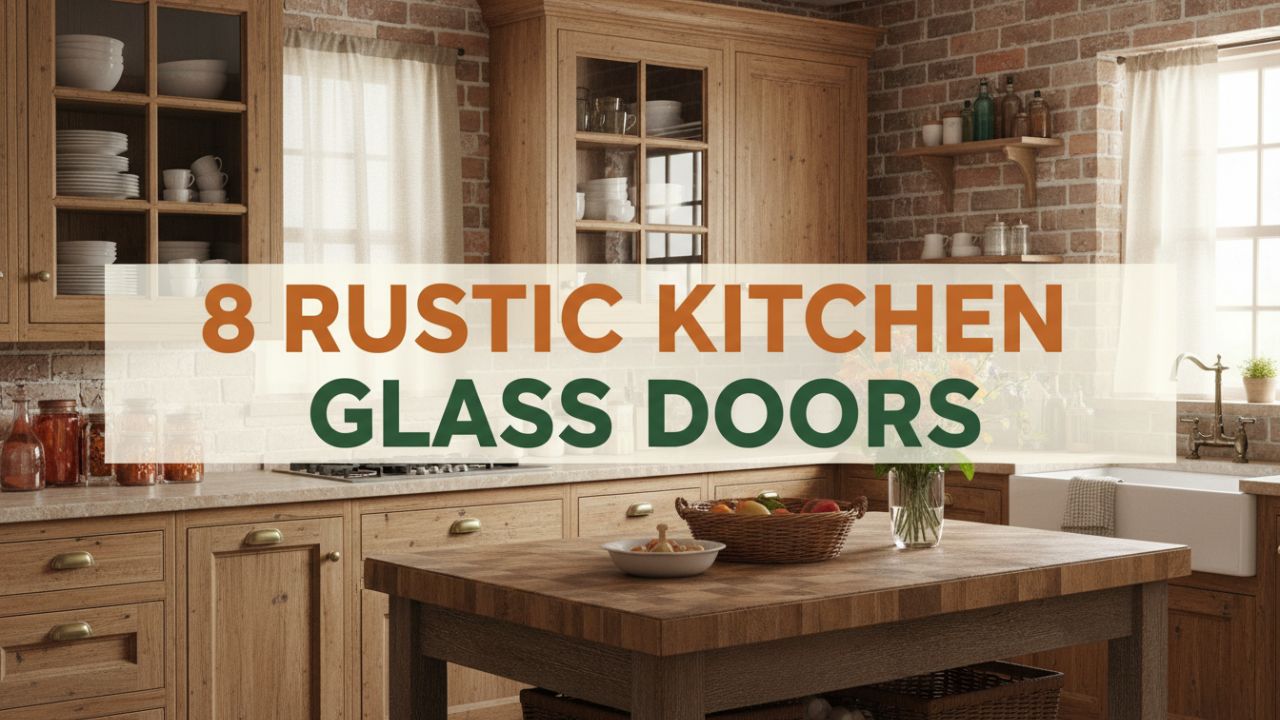 8 Rustic Kitchen Glass Doors for a Warm and Cozy Feel