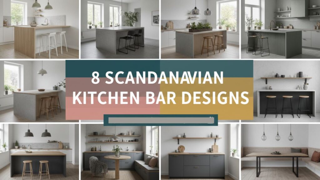 8 Scandinavian Kitchen Bar Designs for Cozy Homes