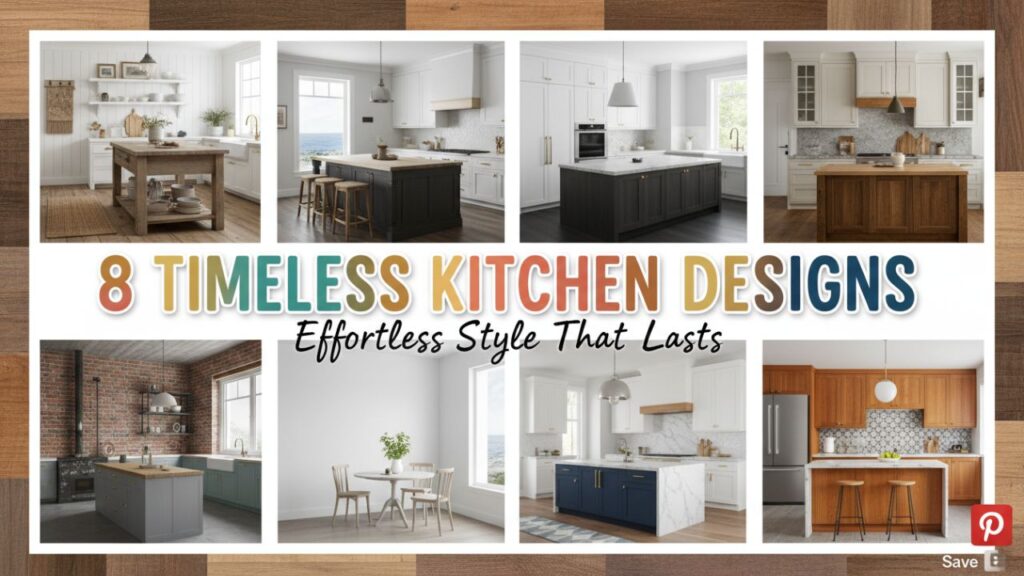 8 Timeless Kitchen Designs That Never Go Out of Style