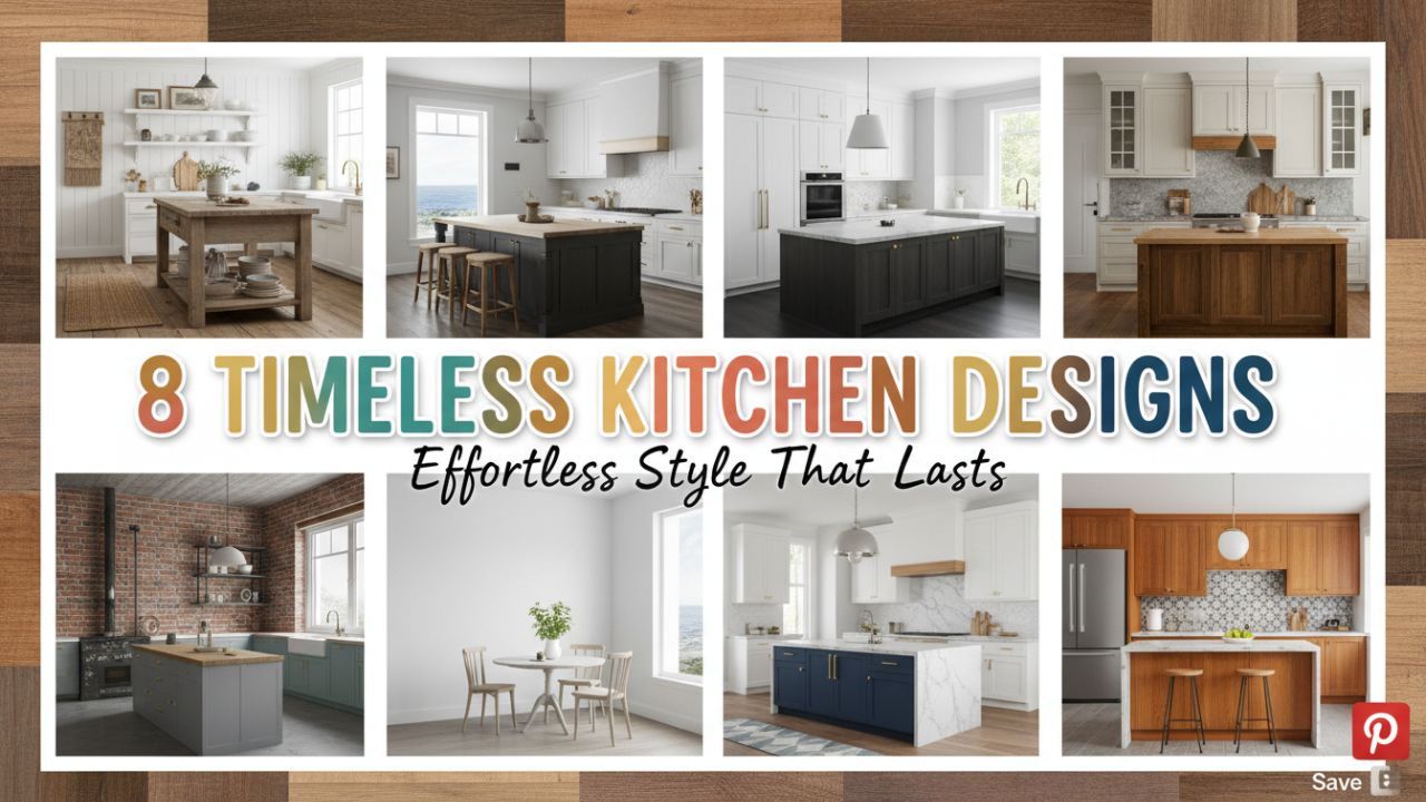 8 Timeless Kitchen Designs That Never Go Out of Style