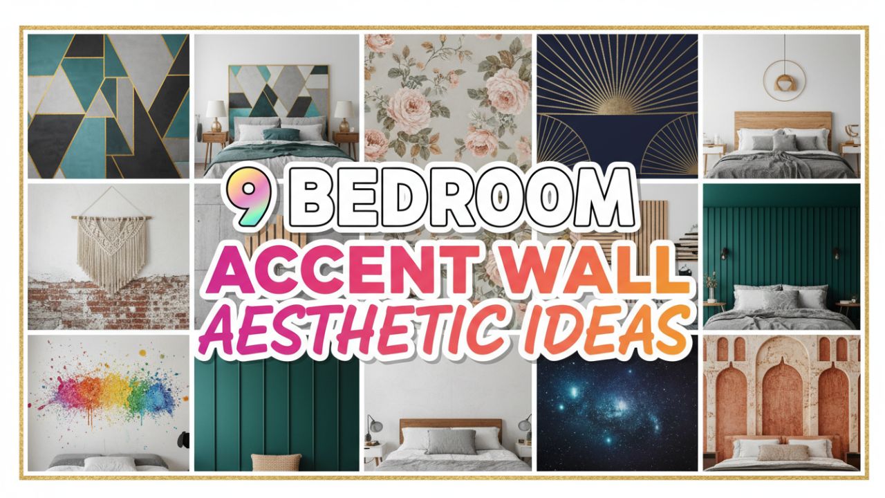 9 Bedroom Accent Wall Aesthetic Ideas You’ll Love