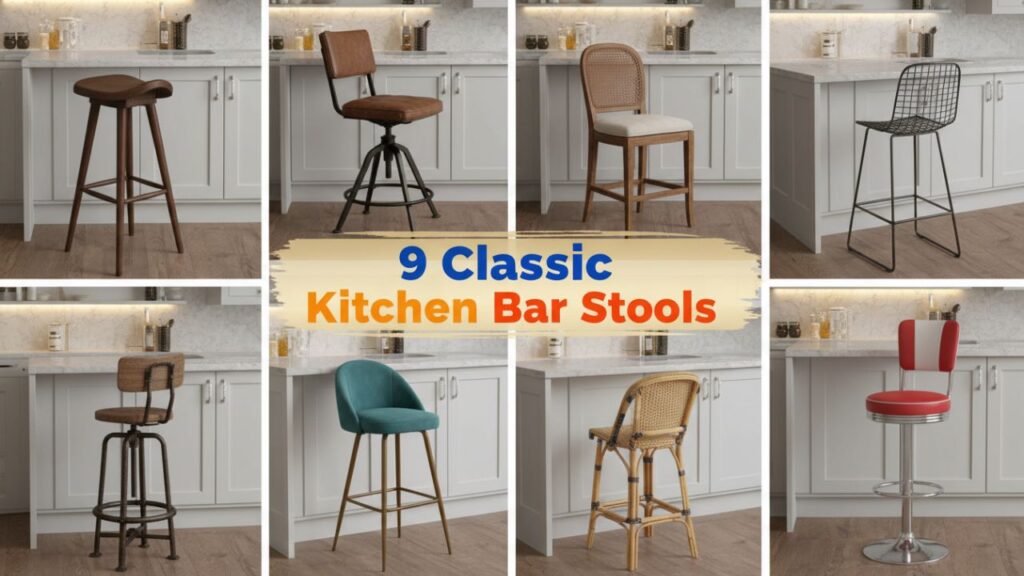 9 Classic Kitchen Bar Stools That Never Go Out of Style