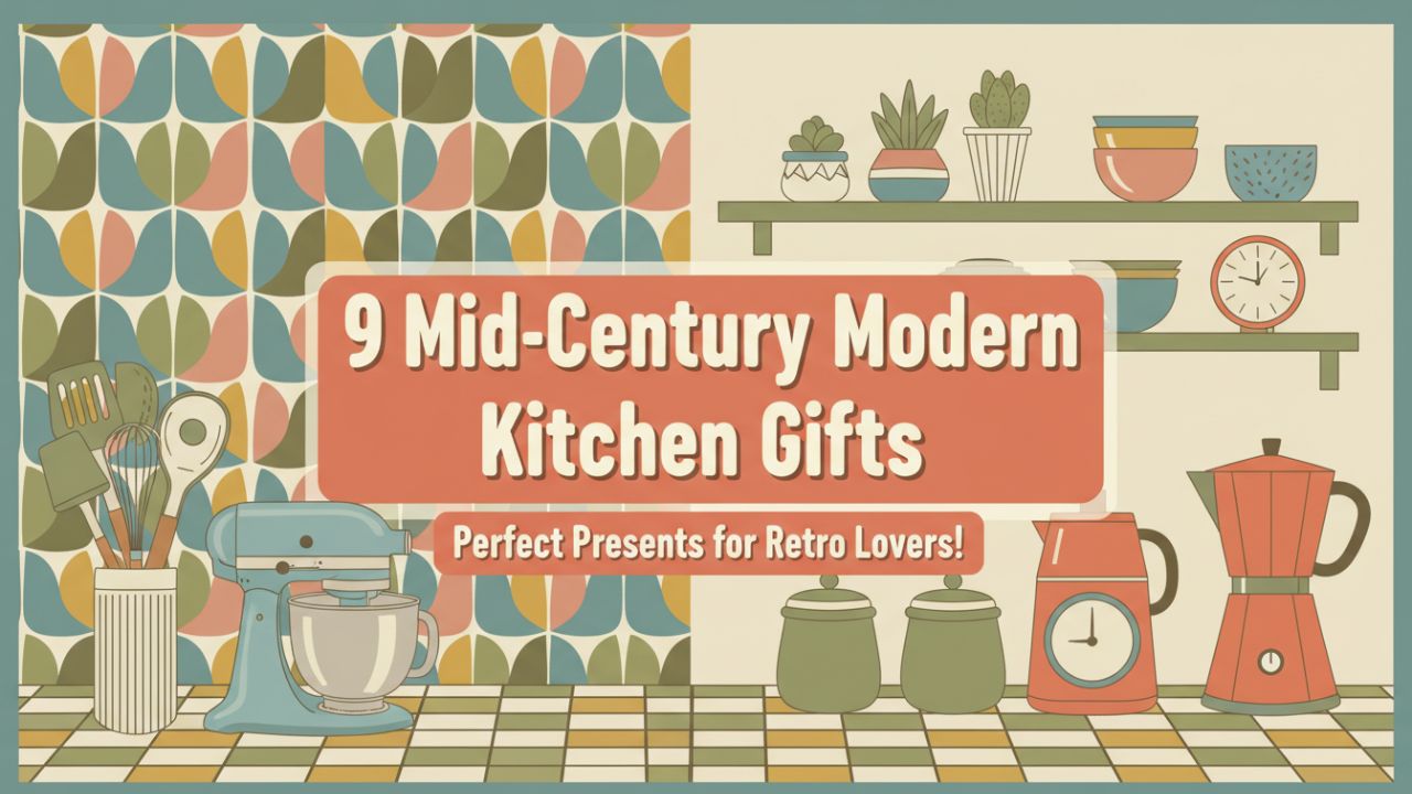9 Mid-Century Modern Kitchen Gifts That Blend Style and Function