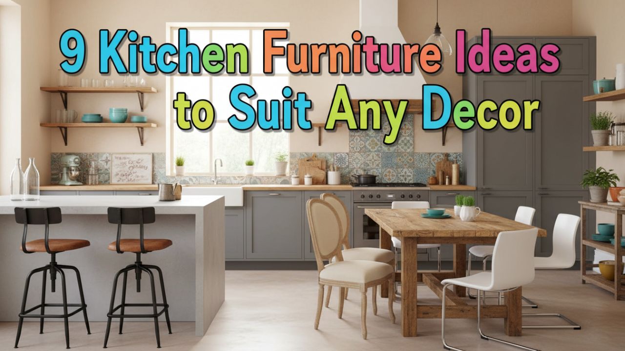 Timeless Elegance 9 Kitchen Furniture Ideas to Suit Any Decor